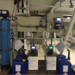 Fertige Installation Kühlwasseranlage Kühlturm bzw. Verdunstungskühlungsanlage